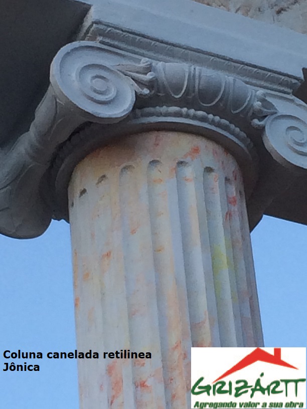 Colunas decorativas Greco-Romanas